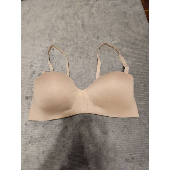 Maidenform Self Expressions Wireless Wear 5 Ways Strapless Bra 36C Beige SE0015 - Picture 1 of 3